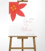 Coral Blossom Sign Collection