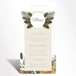 Golden Oasis Menu Card