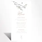 Whispering Branches Menu Card