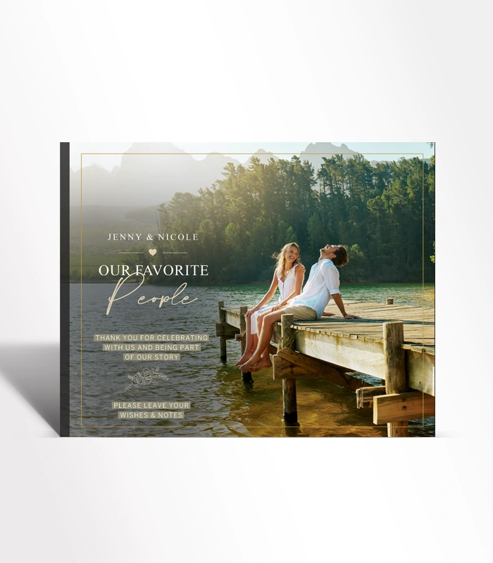 3 Lakeside Love Guest Book - Image 1