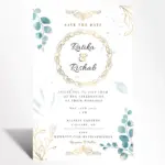 Royal Botanical Save the Date Card